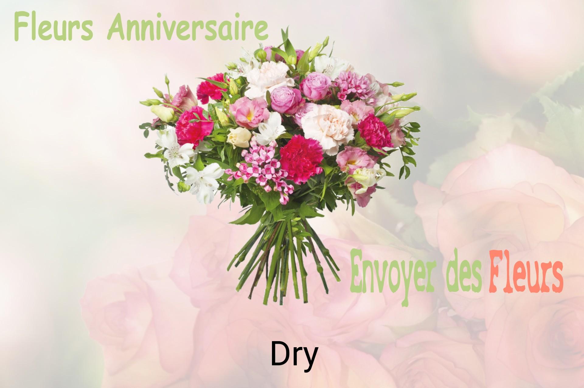 Bouquet de fleurs d’anniversaire livré à Dry