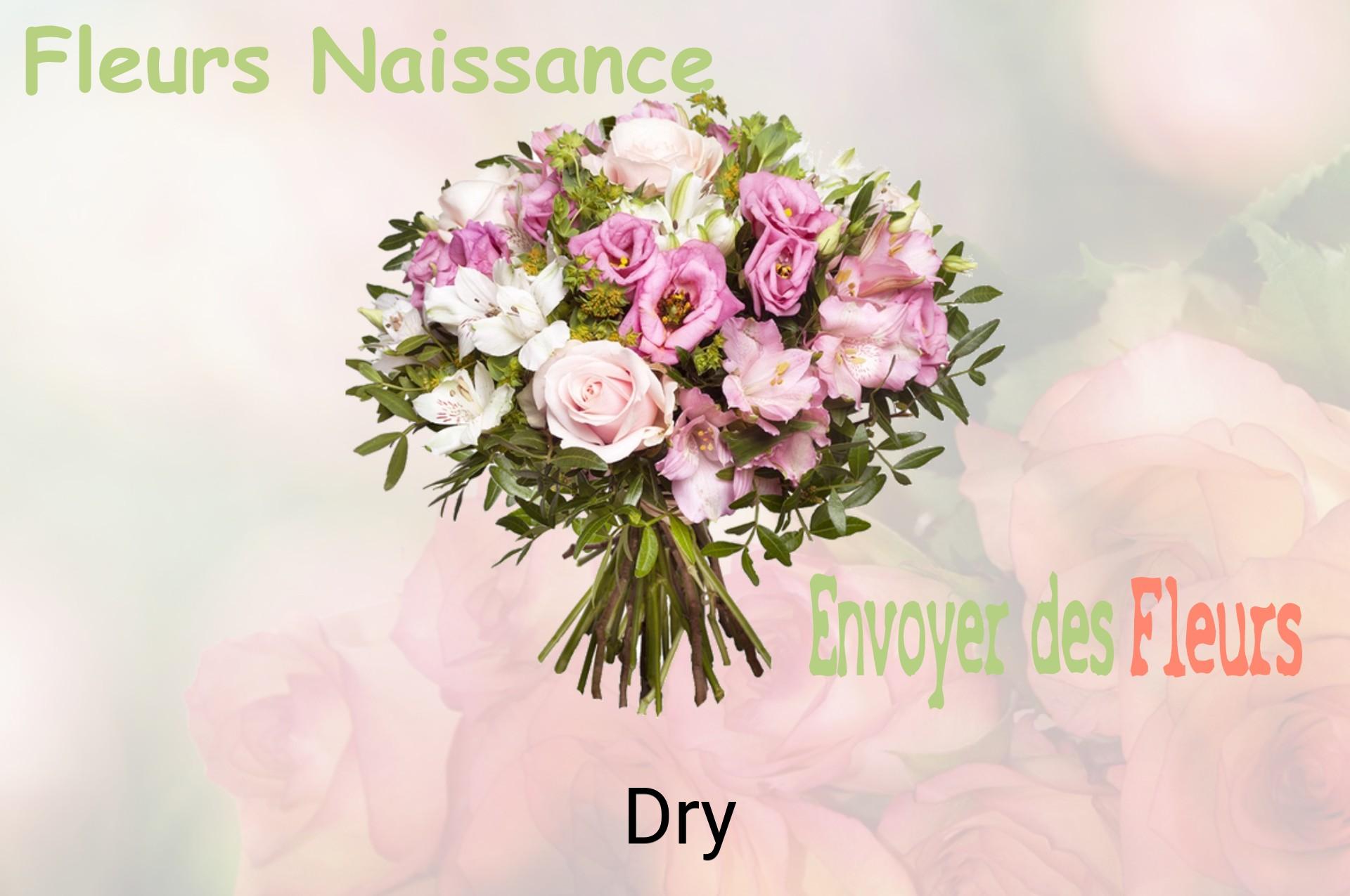 Bouquet de fleurs de naissance livré à Dry